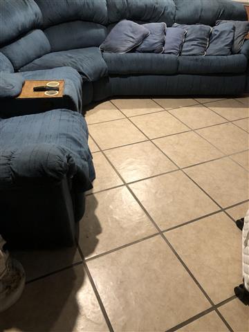 $500 : sectional con sofa bed image 2