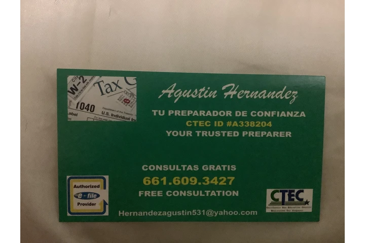 Agustin Hernandez Tax preparer image 1