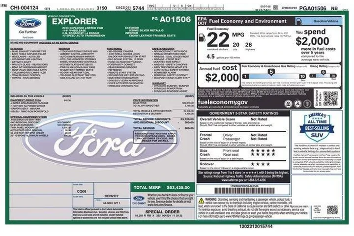 $31995 : Ford Explorer 2023 AWD Limit image 9