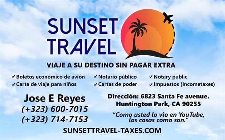 Sunset Travel-boletos seguros image 2