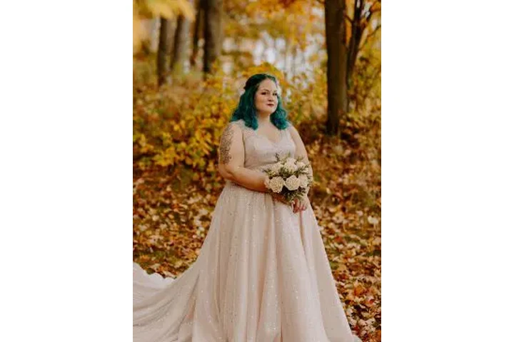 Bride Black Wedding Dress image 1