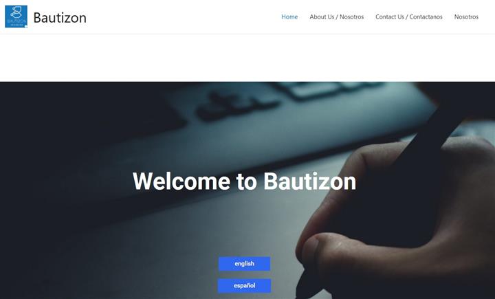 Bautizon | diseño de páginas image 2