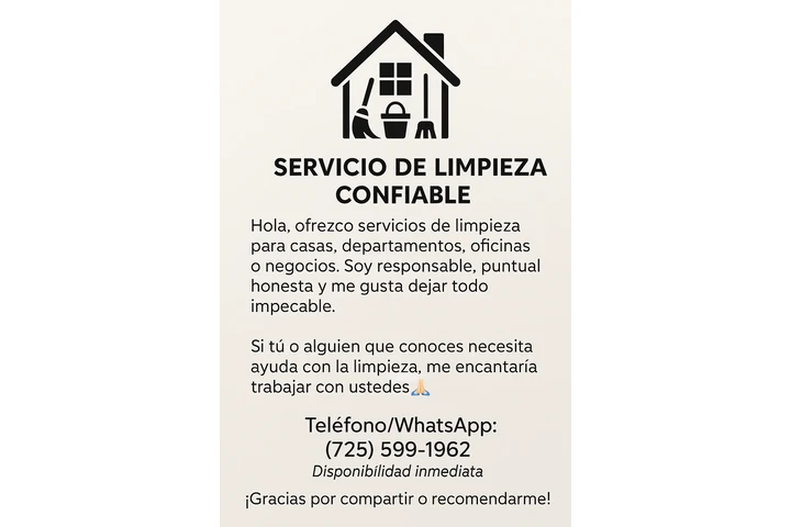SERVICIO DE LIMPIEZA CONFIABLE image 2