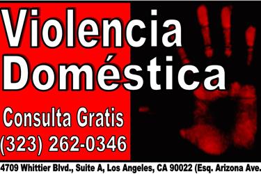 CORTES DE VIOLENCIA DOMESTICA? en Los Angeles