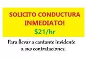 ⏭CONDUCTORA INMEDIATO! 💲21/hr en Los Angeles