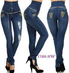 $18 : SILVER DIVA JEANS COLOMBIANOS@ image 1