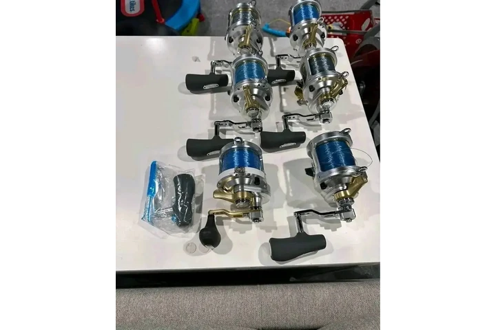 $450 : Shimano Talica 2 speed reels. image 3