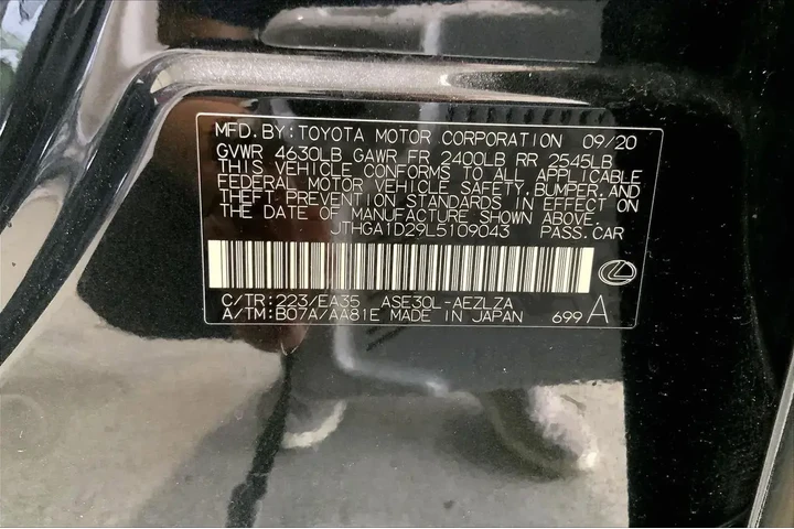 $24491 : Lexus IS 300 2020 4dr Sedan image 8