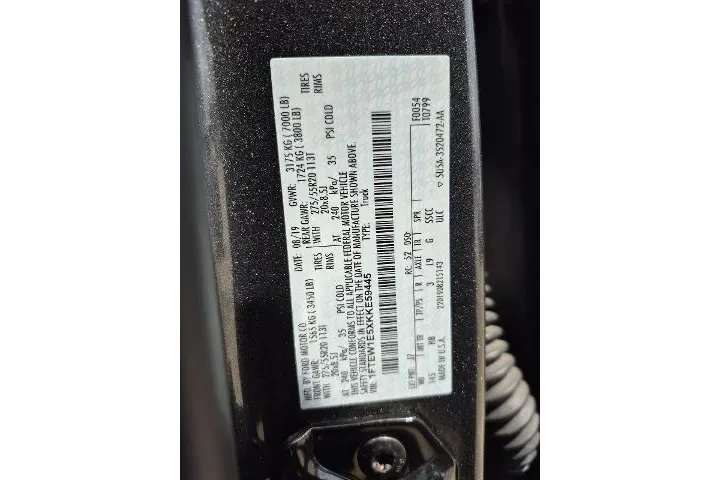 $37391 : Ford F-150 2019 4x4 King Ran image 5