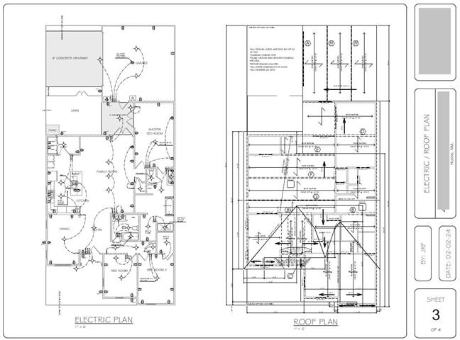 Floor plan drawing / Planos image 1