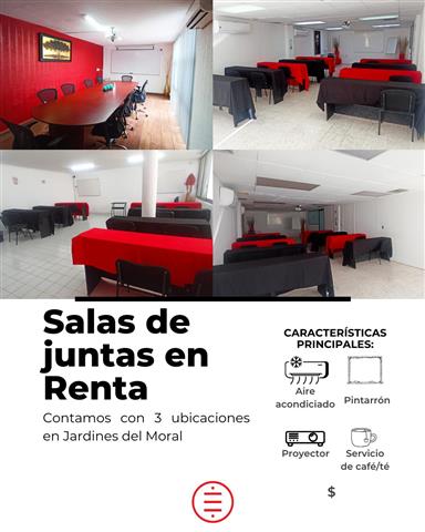 $100 : “SALA DE JUTAS EN PROMOCION” image 1