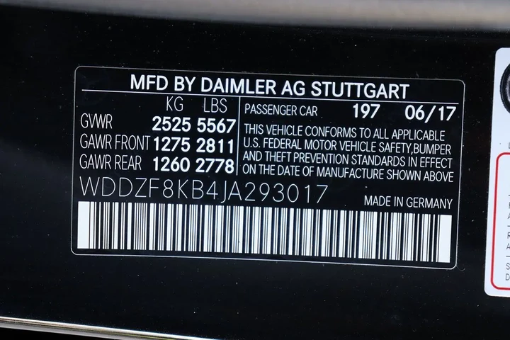 $53717 : 2018 AMG E 63 4MATIC Sedan image 1