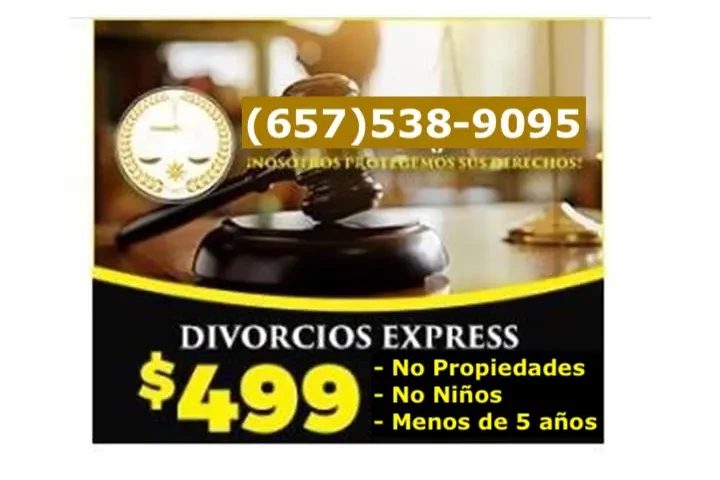 DIVORCIOS DESDE 499 image 1