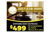 DIVORCIOS DESDE 499