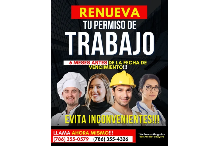 Renueva tu Permiso de Trabajo image 1
