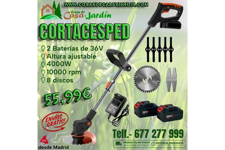 $50 : Cortacésped Eléctrico a baterí image 3