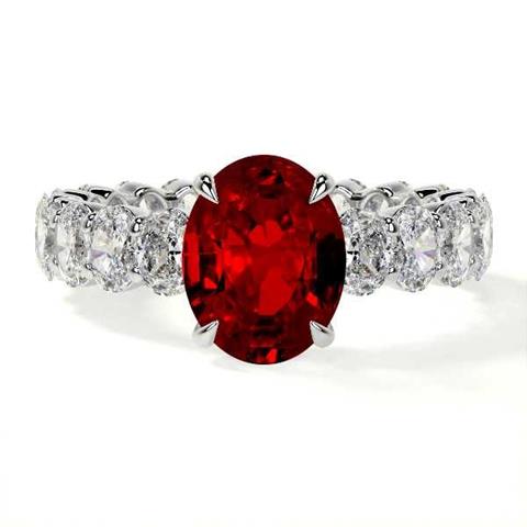 $10780 : Red Spinel Rings image 1