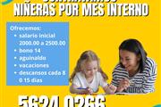 Plazas internas para Niñeras