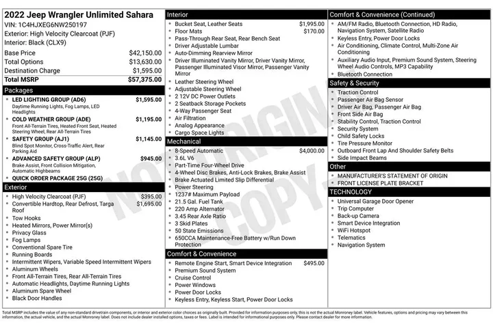 $32695 : Jeep Wrangler Unlimited 2022 image 2