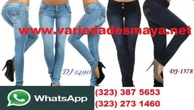 $18 : JEANS DE LA MARCA SILVER DIVA image 1