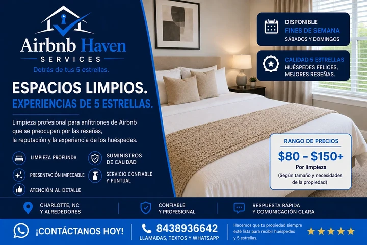 Airbnb 5 Star Cleaning image 1