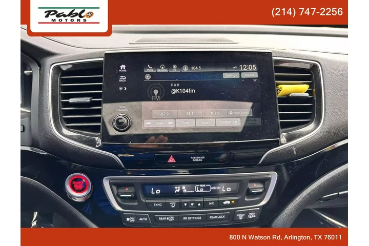 $28900 : 2020 HONDA PILOT TOURING SPOR image 1