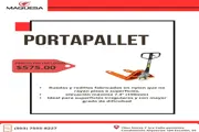 PALLET TRUPER 3 toneladas.