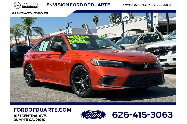 $21995 : Honda Civic 2022 Si 4dr Seda image 1