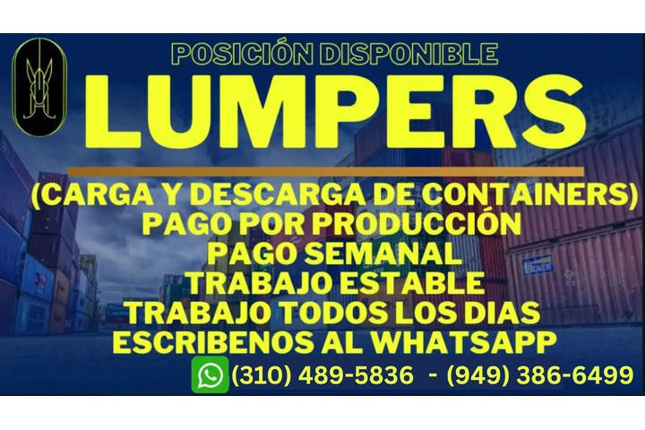 SE BUSCAN LUMPERS image 1
