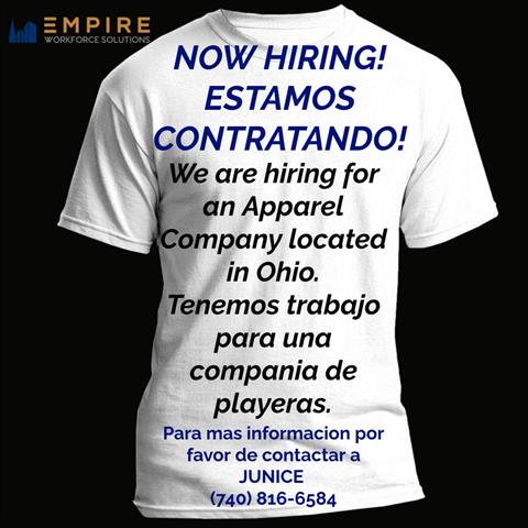 ESTAMOS CONTRATANDO NOW HIRING image 1