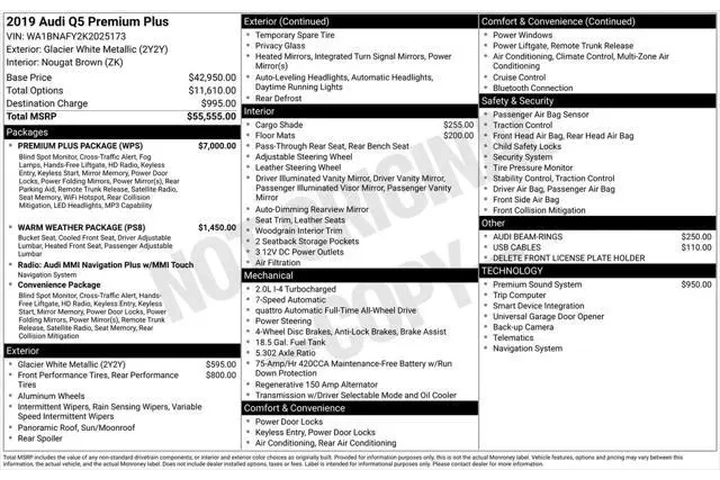 $19987 : Audi Q5 2019 AWD quattro Pre image 2