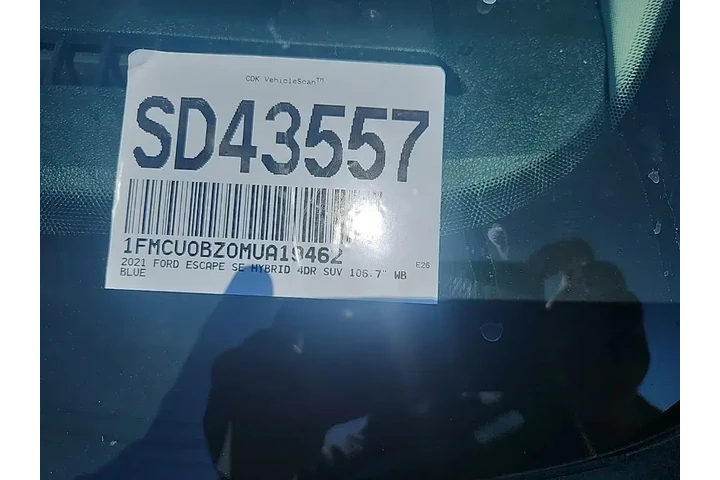 $20491 : Ford Escape Hybrid 2021 SE 4 image 4