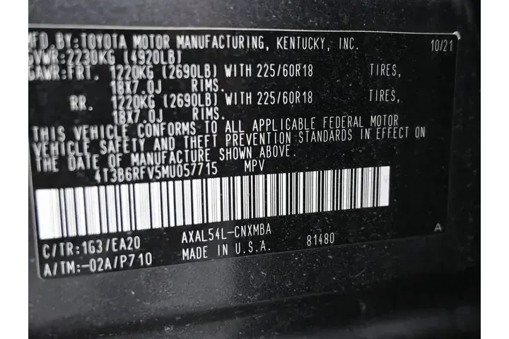 $24995 : Toyota RAV4 Hybrid 2021 AWD image 4