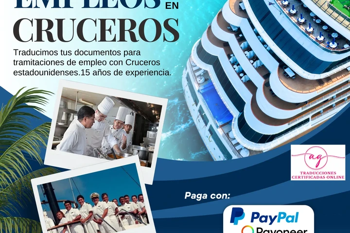 🚢TRADUCCIONES EMPLEO CRUCERO image 1