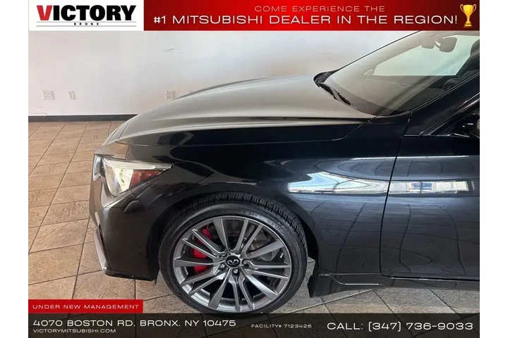 $29695 : INFINITI Q50 2022 AWD Red Sp image 8