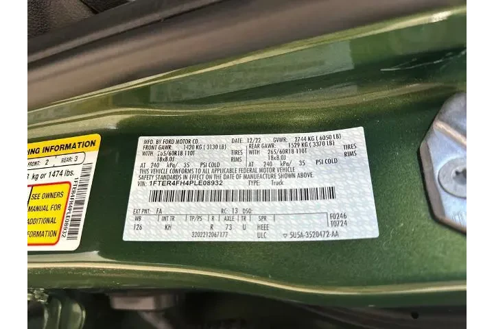 $32070 : Ford Ranger 2023 4x4 Lariat image 9