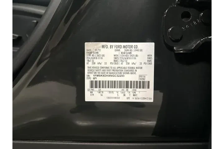 $30829 : Ford Explorer 2022 AWD XLT 4 image 6