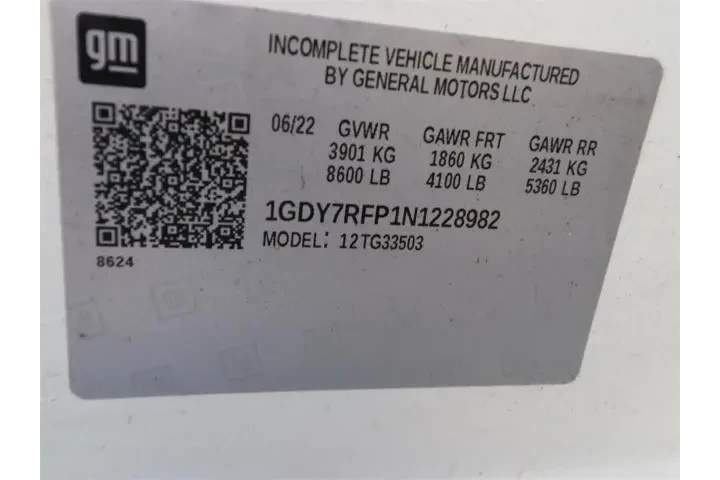 $34787 : GMC Savana 2022 3500 2dr 139 image 8