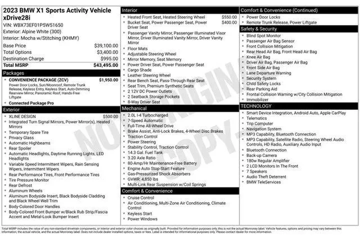 $25995 : BMW X1 2023 AWD xDrive28i 4d image 10