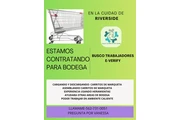 TRABAJOS DE BODEGA- RIVERSIDE en Orange County