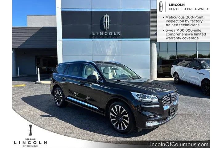 $71985 : Lincoln Aviator 2023 AWD Bla image 1