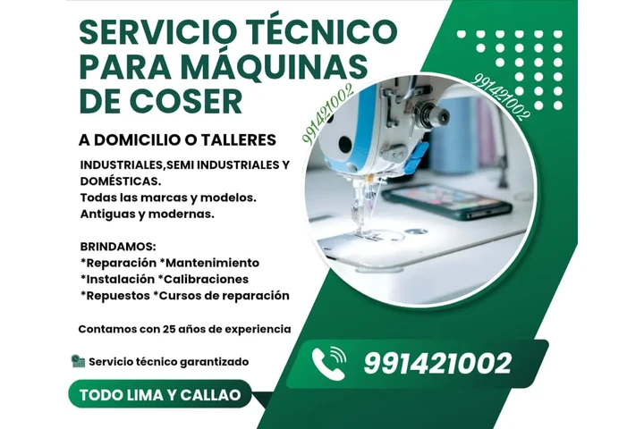 Técnico de máquinas de coser image 1