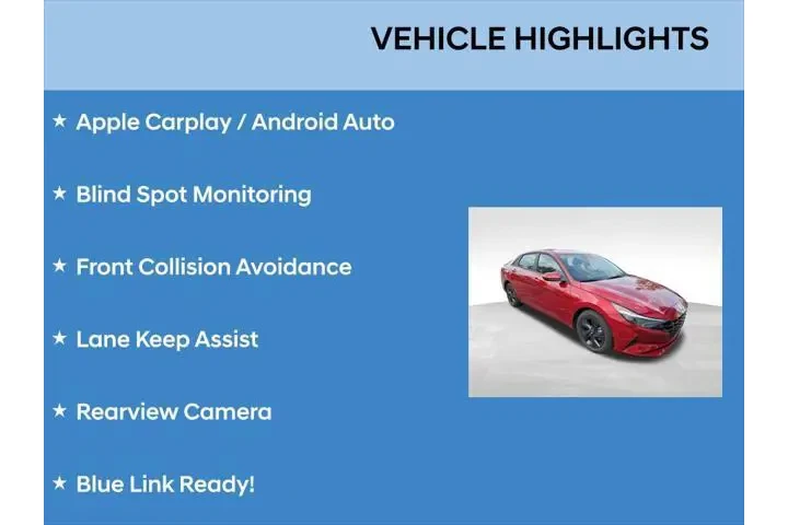 $21150 : Hyundai ELANTRA 2023 SEL 4dr image 3