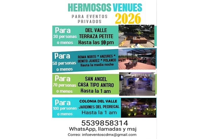 VENUES Y TERRAZAS PRIVADAS image 1