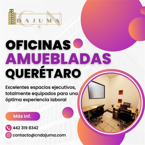 $4500 : OFICINA AMUEBLADA TODO INCLUID image 1