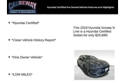 $29680 : Hyundai SONATA 2024 N Line 4 thumbnail