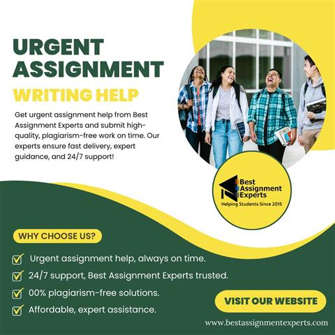 Urgent Assignment Writing Help image 1