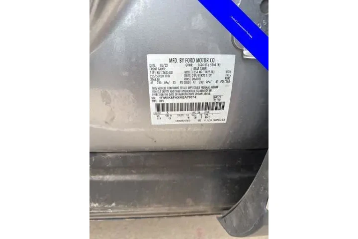 $32599 : Ford Explorer 2022 AWD Limit image 10