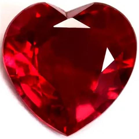 $327 : Buy Heart Ruby Gemstone image 1