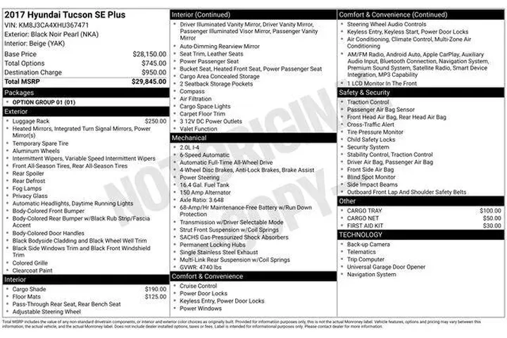 $10990 : Hyundai TUCSON 2017 AWD SE P image 4